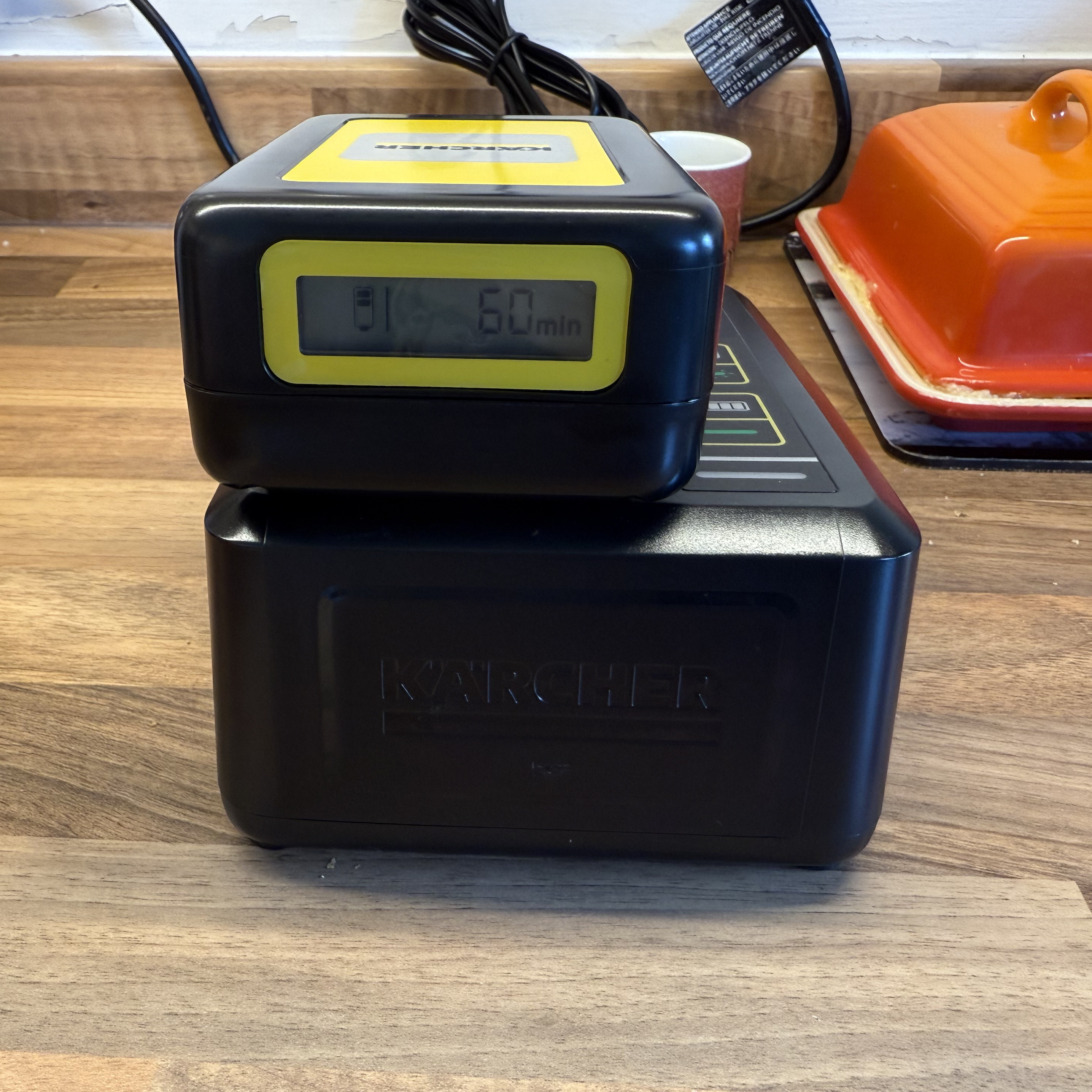 karcher grass trimmer battery