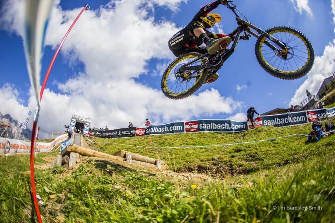 The top of the DH course in Leogang