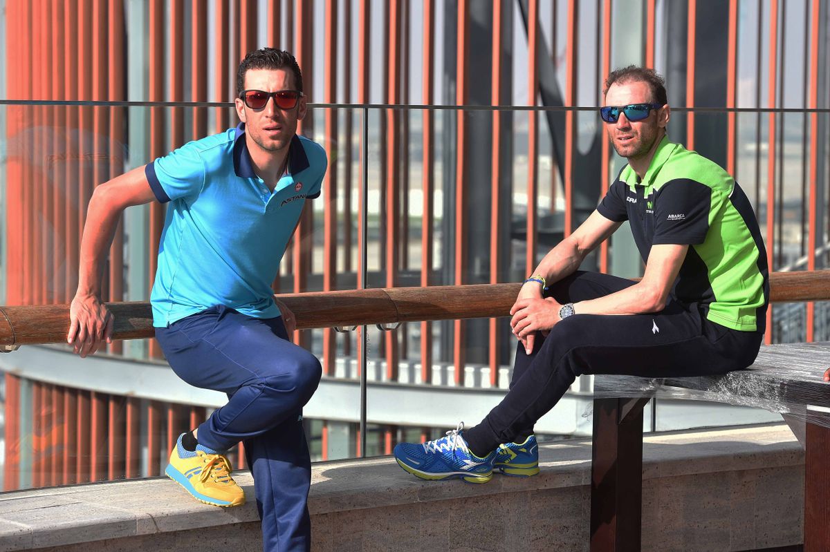 Vincenzo Nibali and Alejandro Valverde
