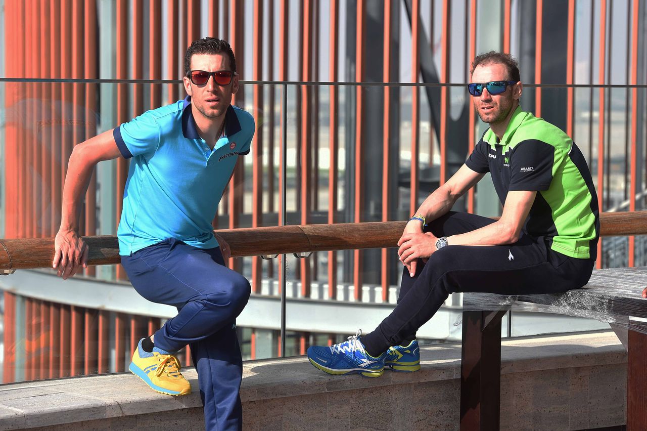 Vincenzo Nibali and Alejandro Valverde