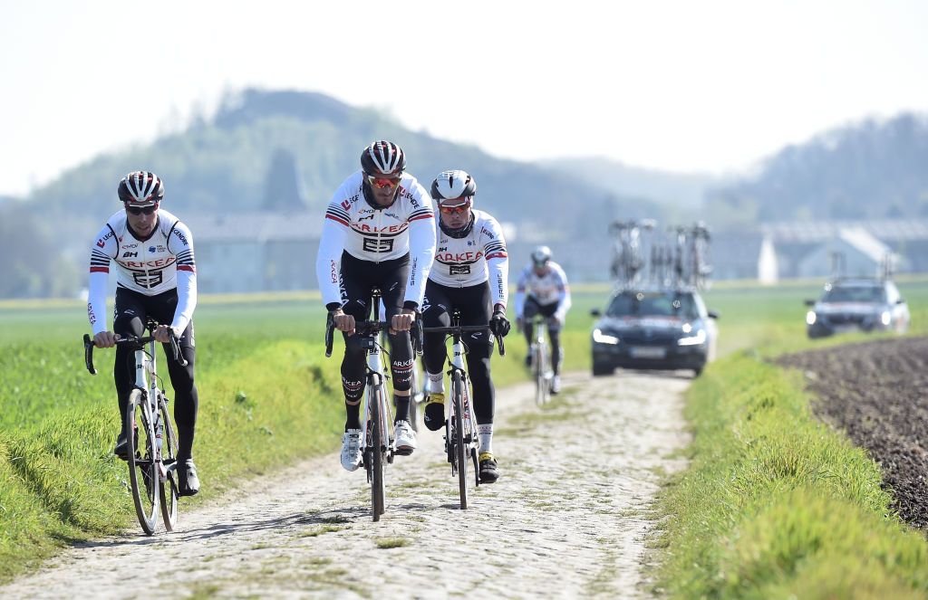 Arkea-Samsic on the Paris-Roubaix recon