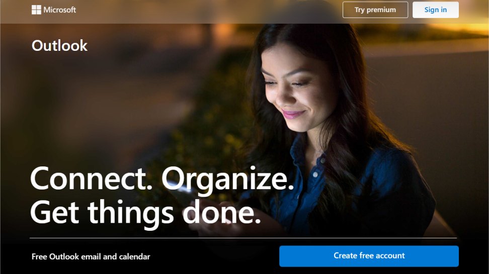 Microsoft Outlook website screenshot (June 2025).