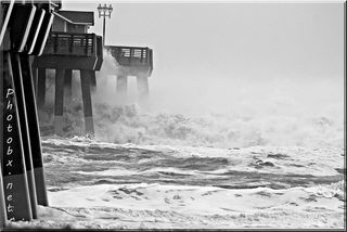 Jennette's Pier, Hurricane Sandy