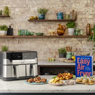 Jamie Oliver's new air fryer cookbook and air fryer