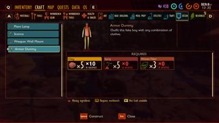 Grounded Clay Armor Dummy Recipe
