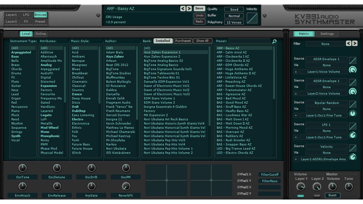 KV331 Audio Synthmaster