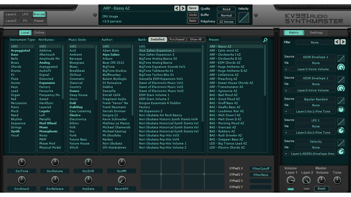 KV331 Audio Synthmaster