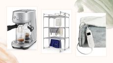 Compilation of the best black friday home appliance deals including Sage coffee machine, Lakeland airer and lakeland electric blanket