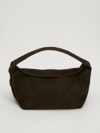 Split Suede Leather Shoulder Bag