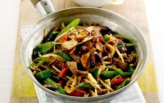 Beef and pepper stir-fry, Low calorie meals
