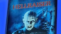 The Hellraiser sign for Universal Orlando Resort's Halloween Horror Nights 35 haunted house
