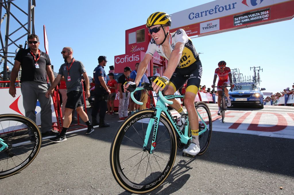 Steven Kruijswijk (LottoNL-Jumbo) finishes stage 3