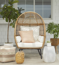 Better Homes &amp; Gardens Ventura Boho Stationary Wicker Egg Chair | Was $329