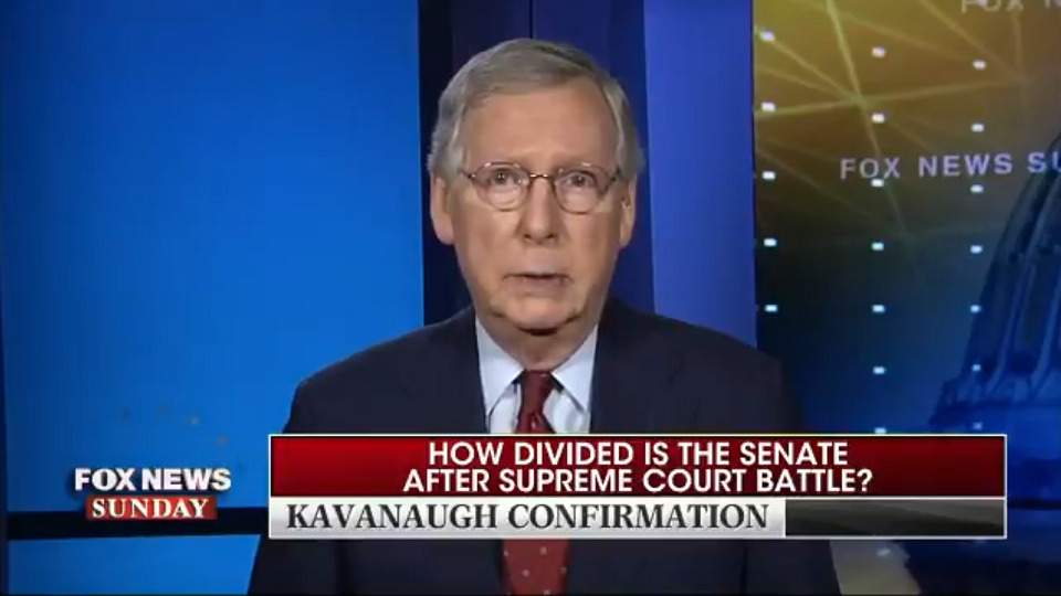 Senate Majority Leader Mitch McConnell on Fox News