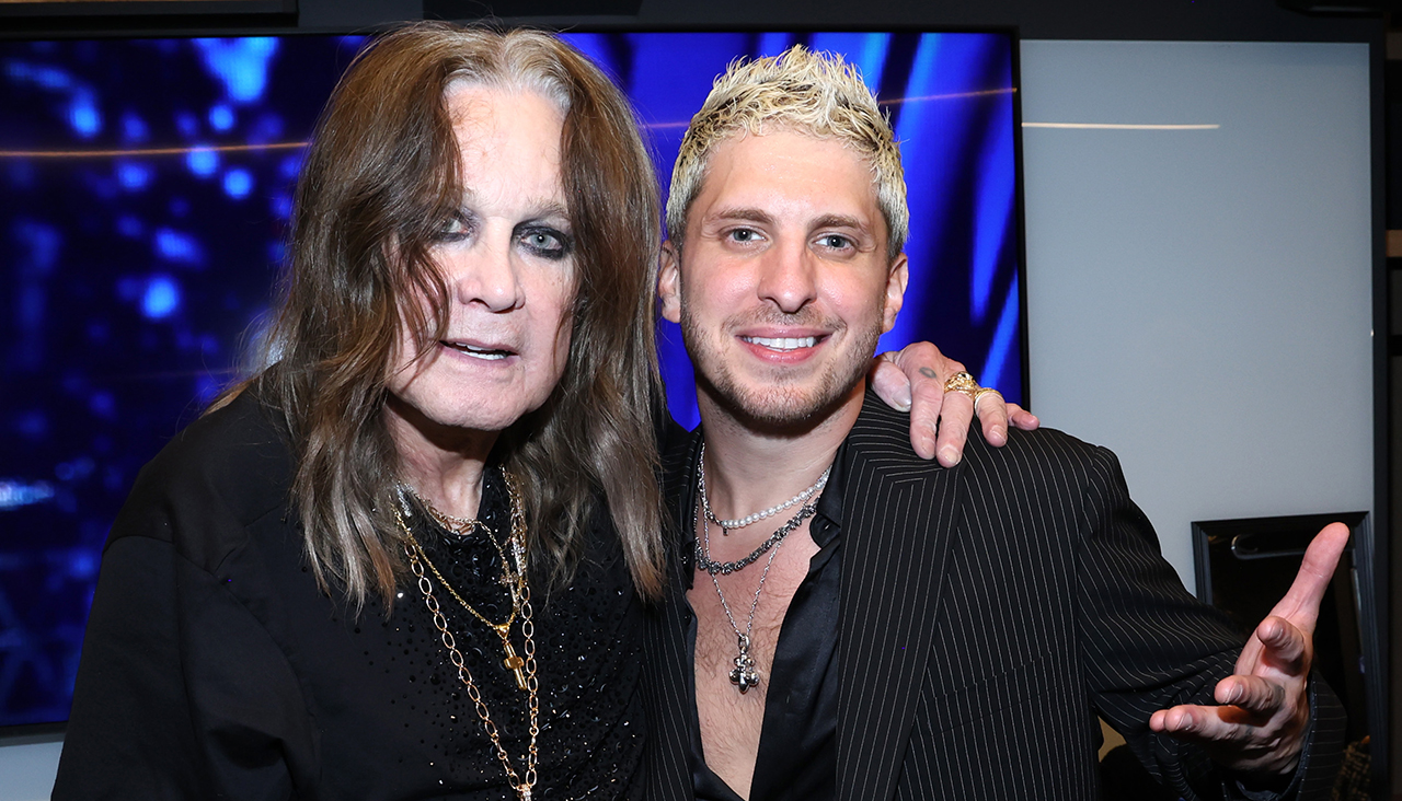 Ozzy Osbourne and Andrew Watt attend the 2024 Rock &amp;amp; Roll Hall Of Fame Induction Ceremony on October 19, 2024 in Cleveland, Ohio.