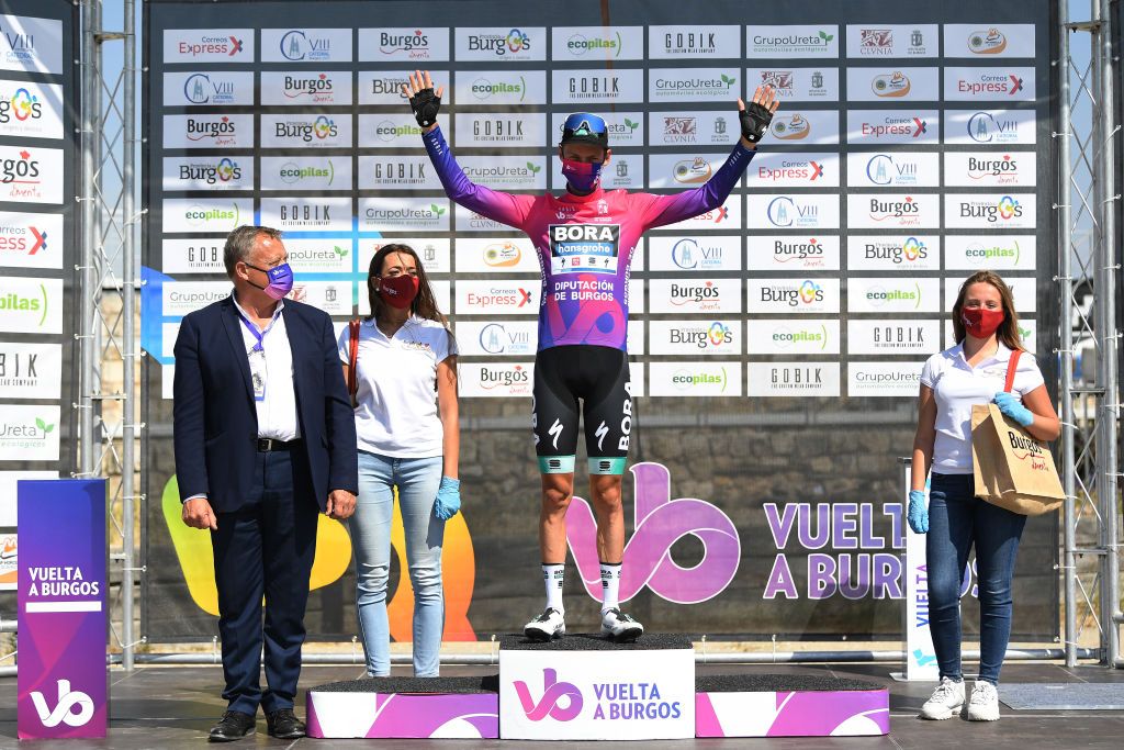 Felix Gro&szlig;schartner is the first leader of the 2020 Vuelta a Burgos