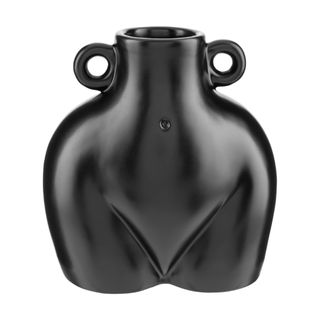 Poundland Pep&Co Home black silhouette vase