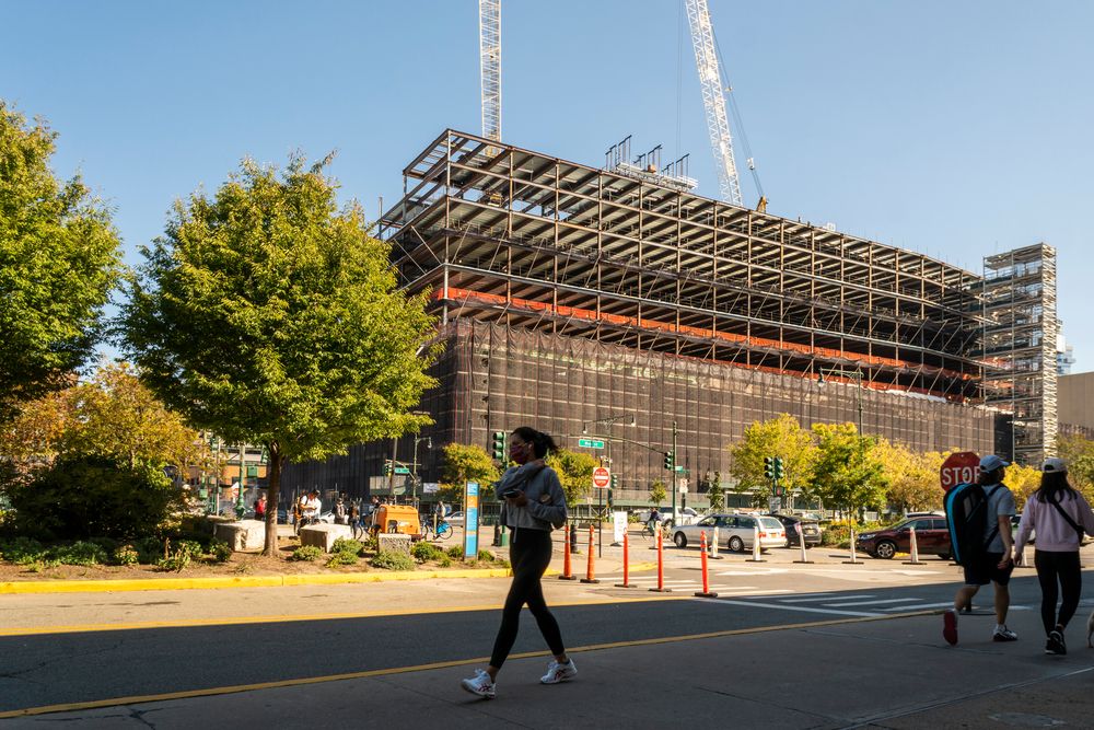 Construction work on St John&amp;#039;s Terminal