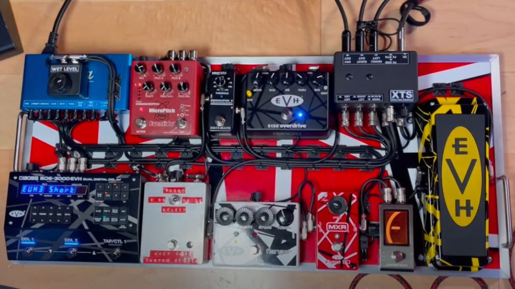 Andy Wood Van Halen pedalboard