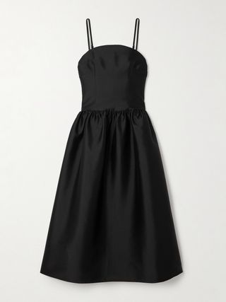 Taffeta Midi Dress