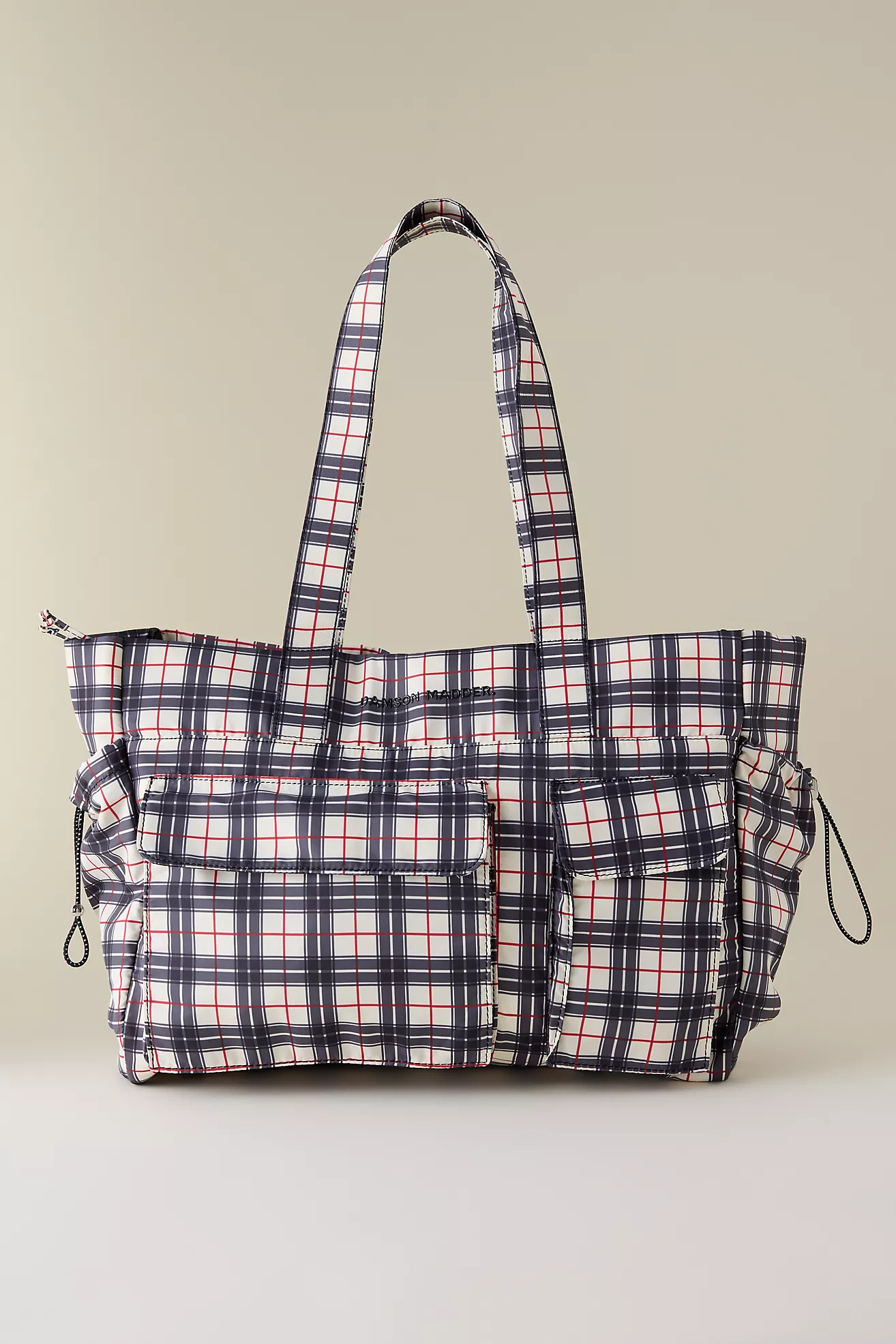 Damson Madder Eliza Check Tote Bag