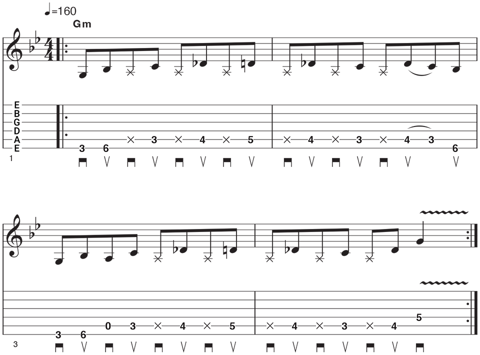 Up-picking Example
