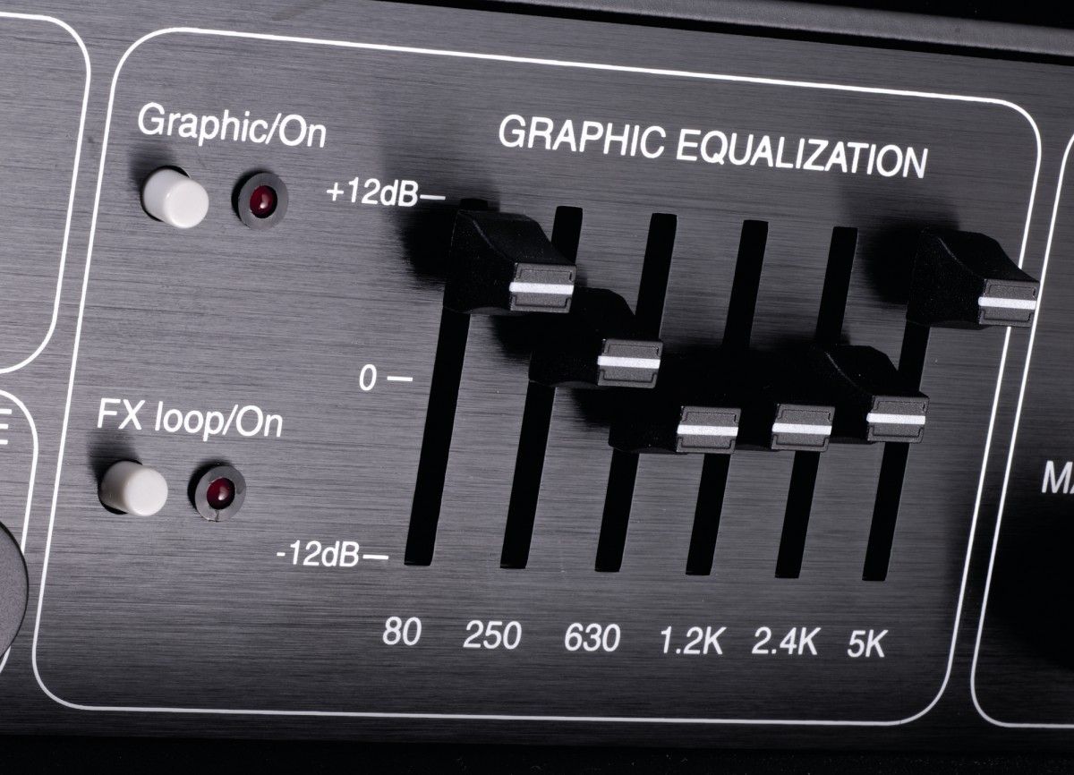 Set the EQ to a shallow V for instant Metallica rhythm heaviness.