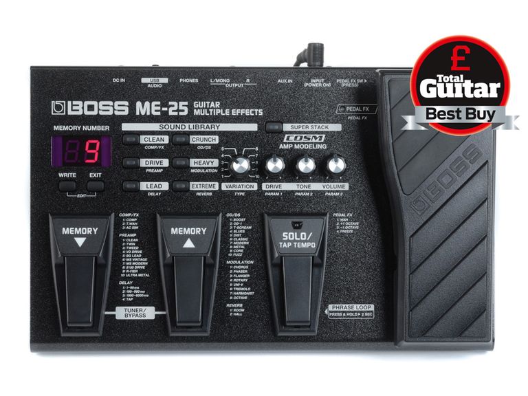 Boss ME25 multiFX review MusicRadar
