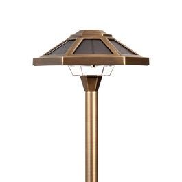 Volt® G3 Solar Integrated Led Brass Path Light (bronze)