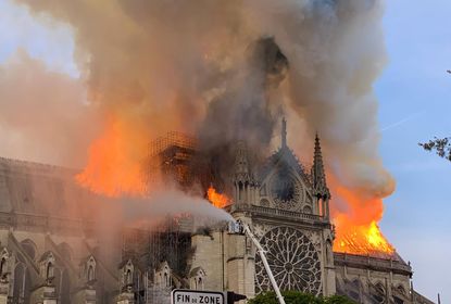 Notre Dame fire.