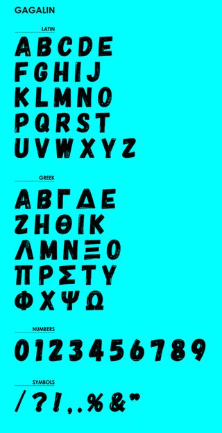 Free font: Gagalin