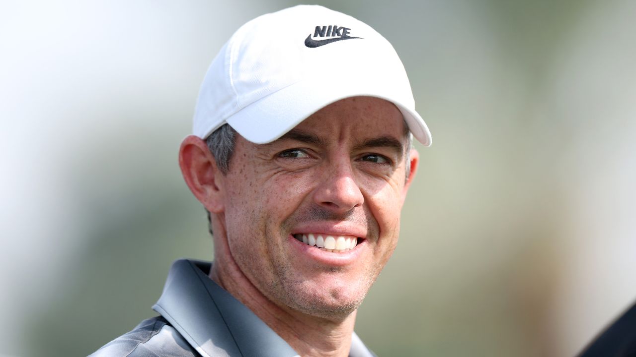Rory McIlroy at the Dubai Invitational 