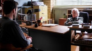 Bill Hader as Barry and Henry Winkler as Gene Cousineau in Barry season 3