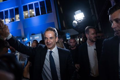 Greek Prime Minister Kyriakos Mitsotakis