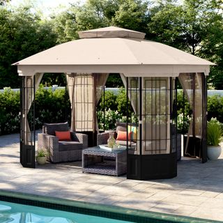 Sunjoy 11 Ft. X 13 Ft. Octagon Gazebo With Canopy