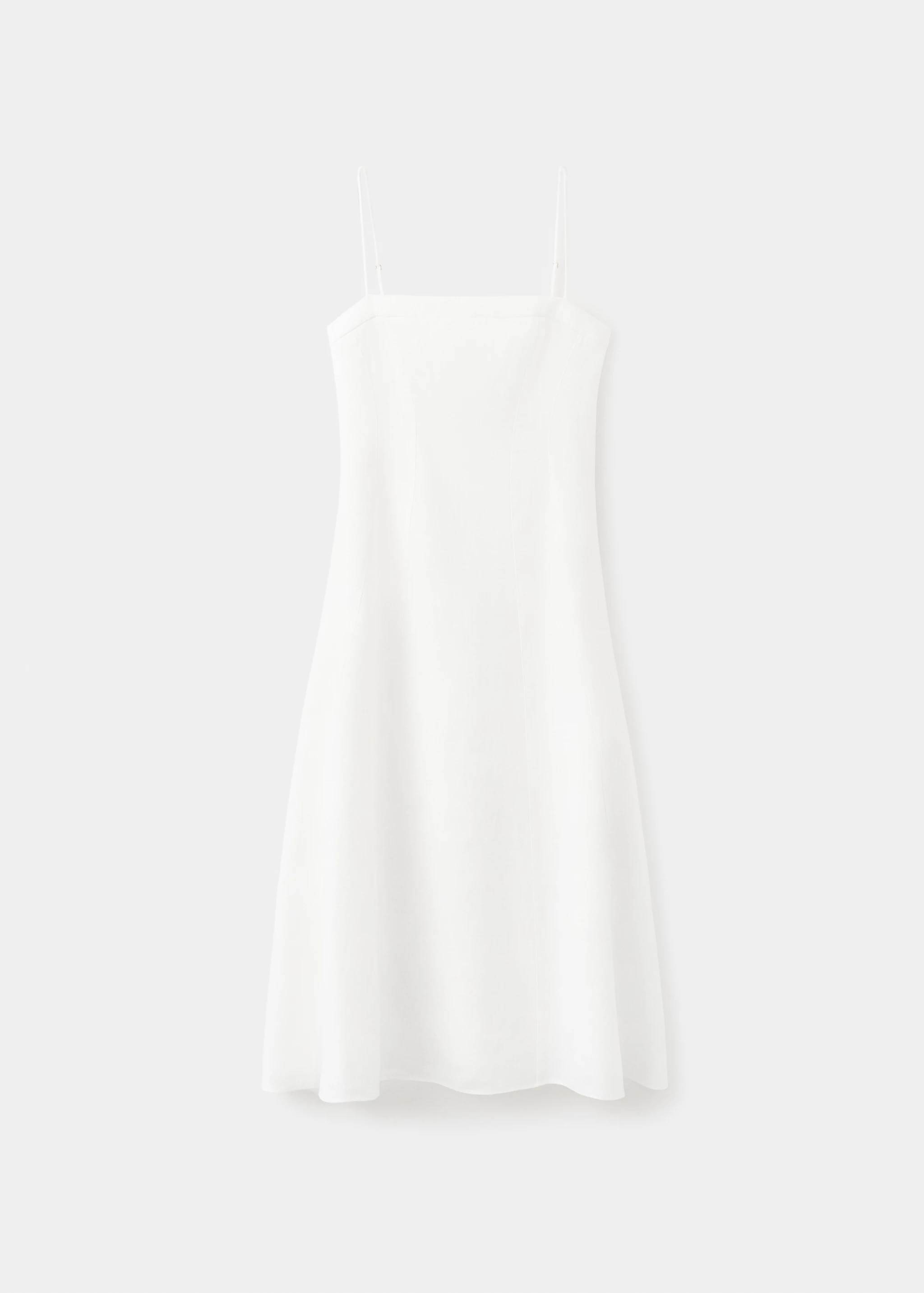 A-Line Linen Dress - Women | Mango Usa