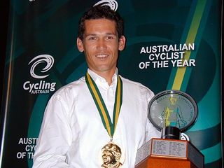 McEwen after winning 2005 Australian Cyclist of the Year award