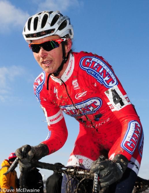 Meredith Miller (California Giant Berries/Specialized) slipped back a couple spots but then seemed to hold her own