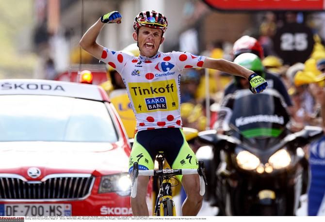 Rafal Majak (Saxo-Tinkoff) wins stage 17.