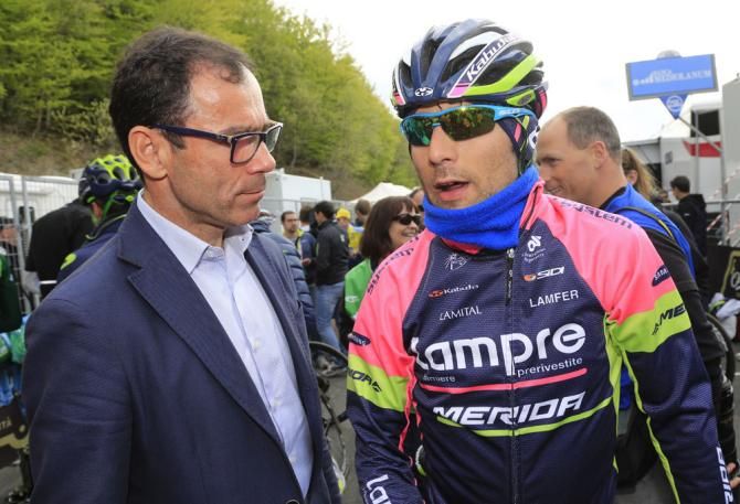 Davide Cassani and Diego Ulissi (Lampre - Merida)