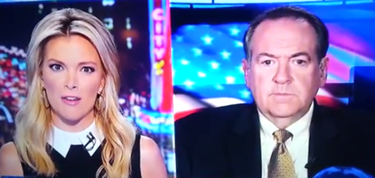 Watch Fox News' Megyn Kelly call Mike Huckabee's show 'F--kabee'