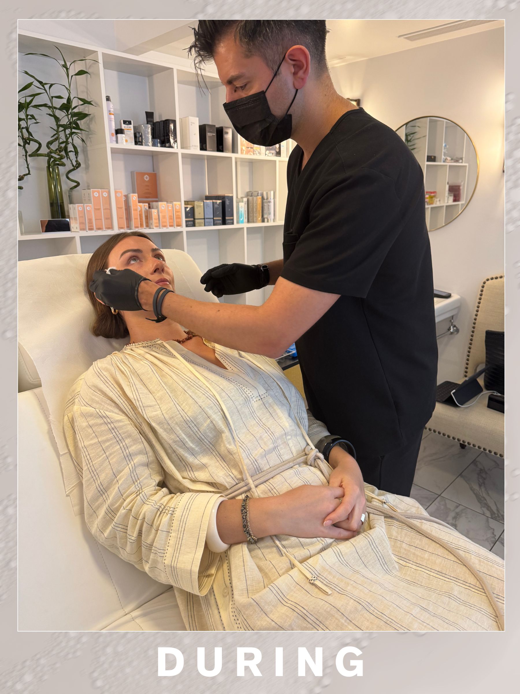 Sophie Robyn Watson visiting The Soni Clinic at The Langham, London.