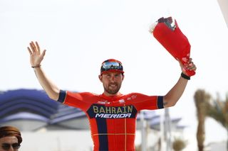 Sonny Colbrelli, the winner of stage 4 of the Tour of Oman