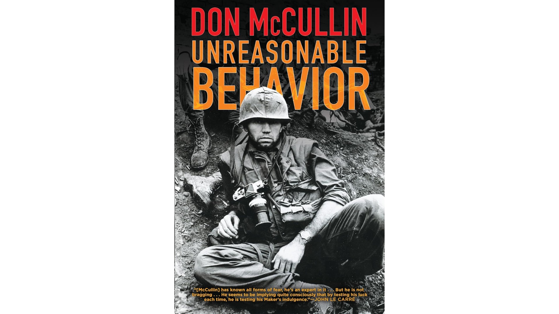 Cover of Unreasonable Behaviour – Don McCullin