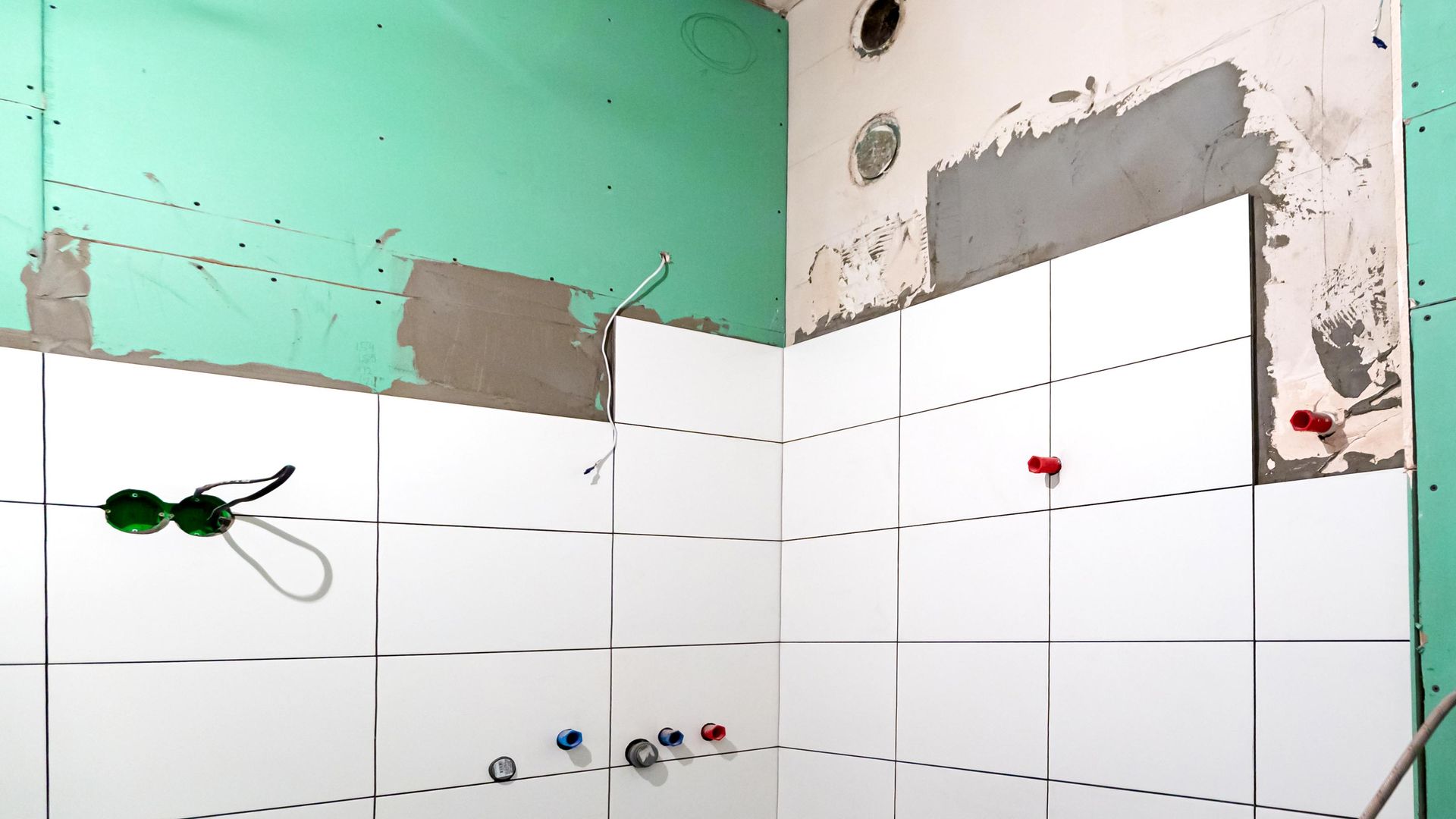 How To Fix A Bathroom To A Plasterboard Wall at Robert Chiles blog