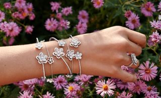 Diamond bracelets from Graff Wild Flower collection