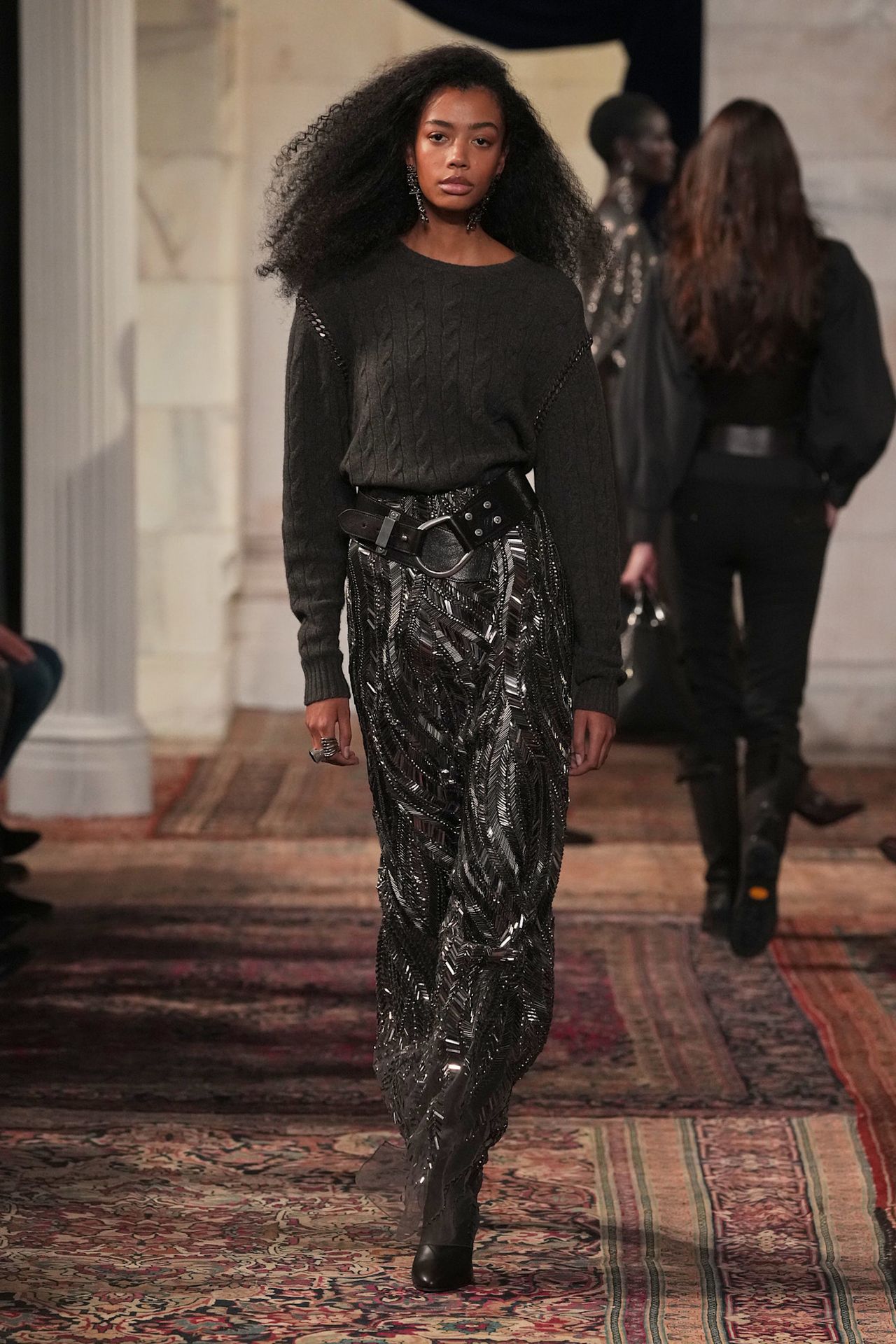 models walk the Ralph Lauren Fall 2026 runway