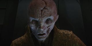 Snoke in The Last Jedi