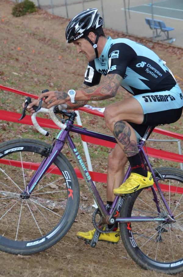 Ben Berden (Ops Ale) on his way to winning the Elite Men's race