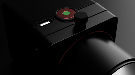 Valoi easy35 v2 film scanner on a dark background